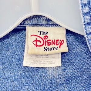 VINTAGE DISNEY STORE Fab 5 Embroidered Jean Long Sleeve Button Up Denim Shirt